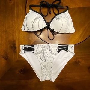 Pink by Victoria’s Secret marbled bikini set